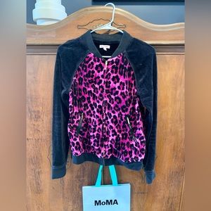 Juicy Couture Y2K Leopard Pink Magenta Jacket, S, Velour